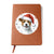 Christmas Dog - Jack Russell Terrier - Vegan Leather Journal