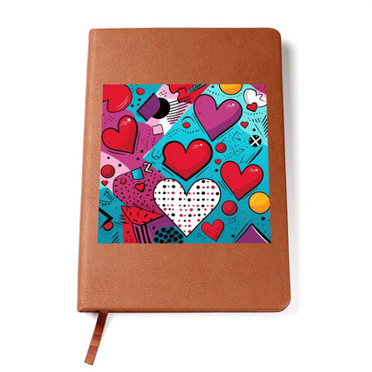 Valentine's Day Pop Art 20 - Vegan Leather Journal