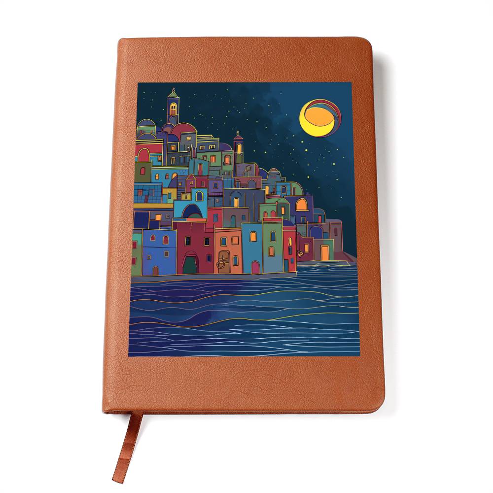 Minimalist BOHO Art 074 - Vegan Leather Journal