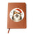 Christmas Dog - Finnish Lapphund - Vegan Leather Journal