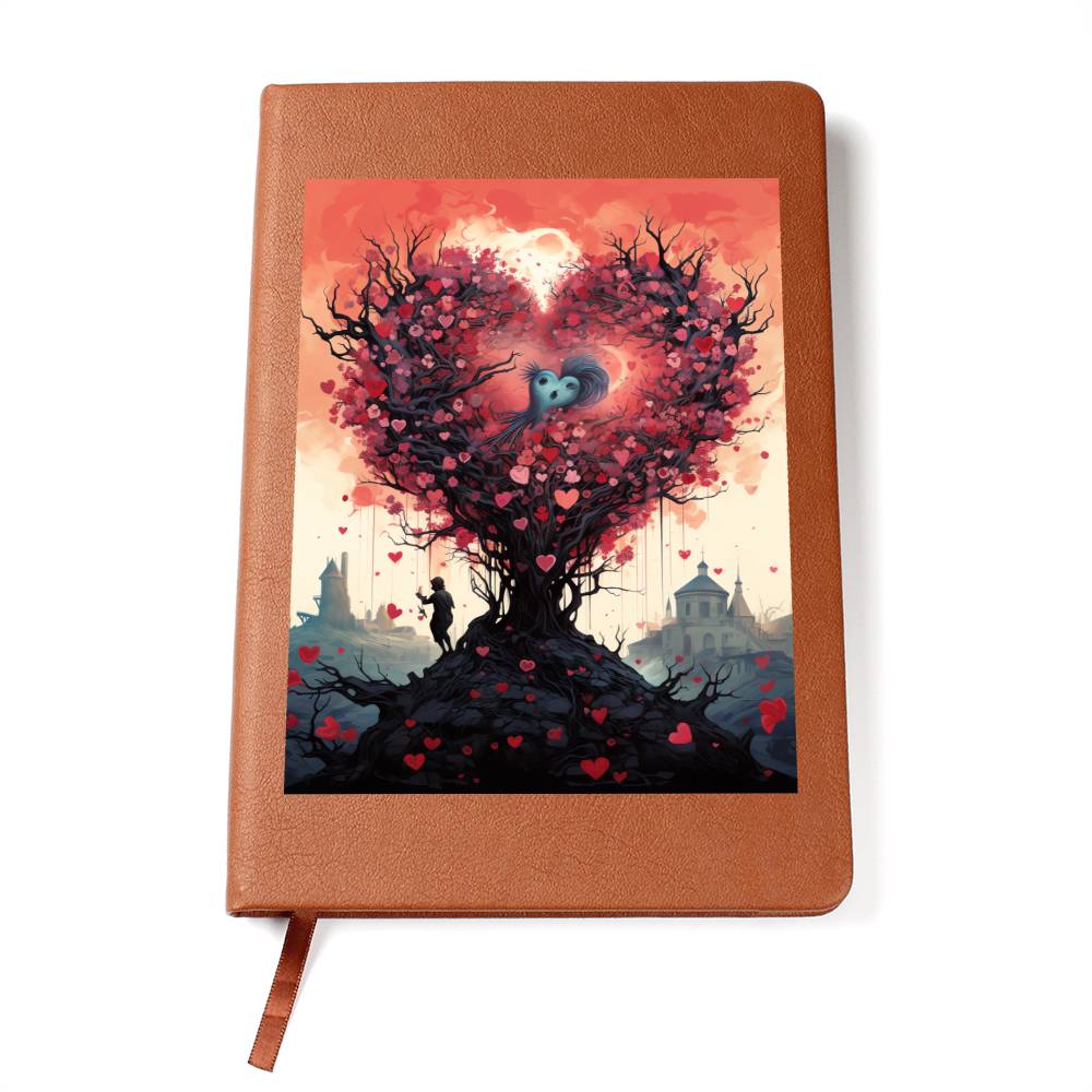Valentine's Day Art 185 - Vegan Leather Journal