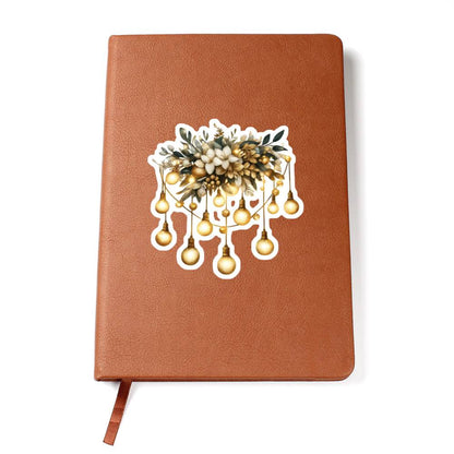 Luxury Wedding Decor Sticker 037 - Vegan Leather Journal