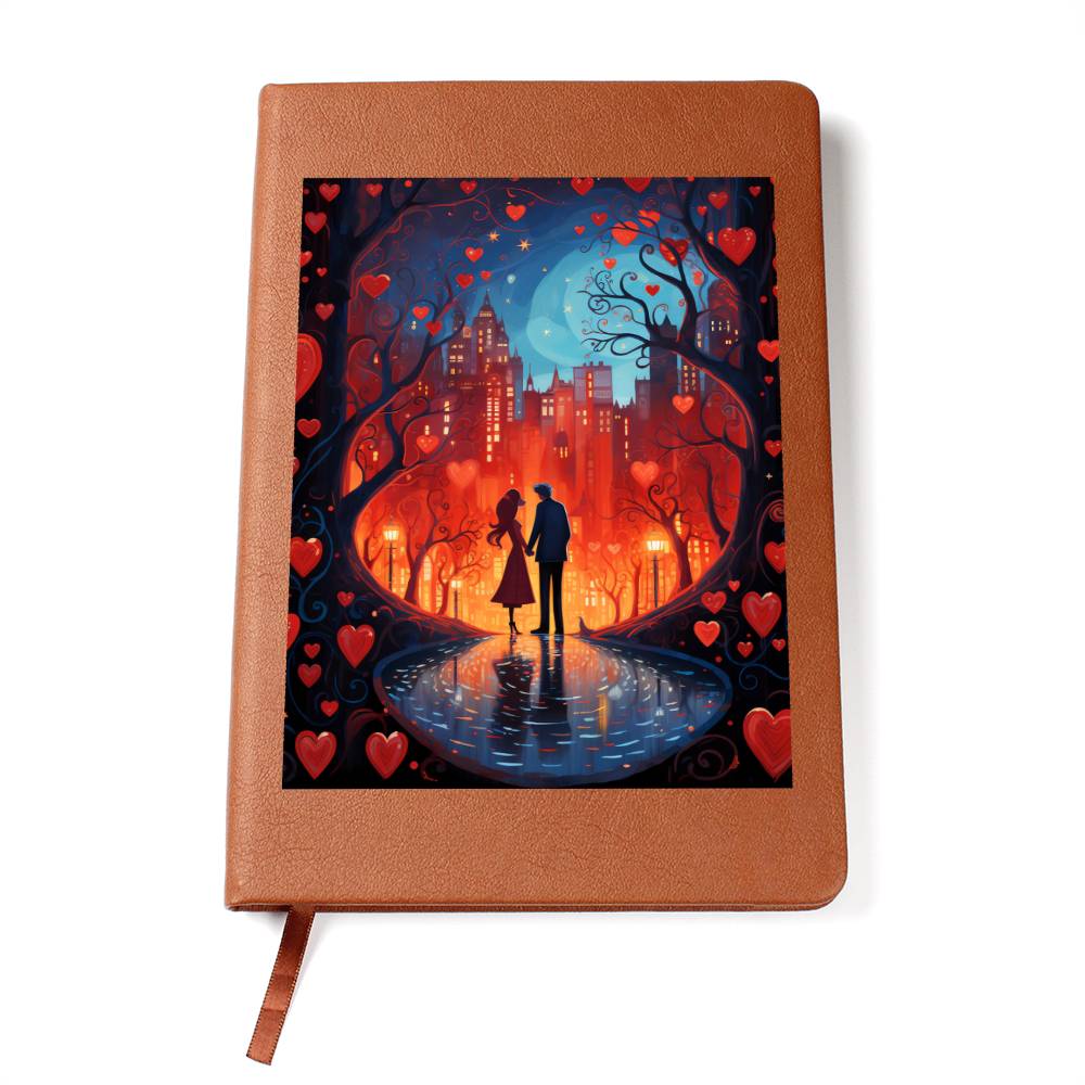 Valentine's Day Art 463 - Vegan Leather Journal