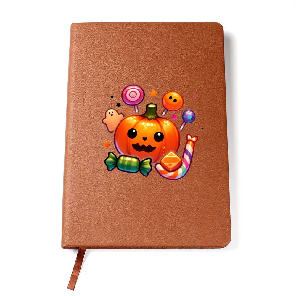 Cute Halloween Sticker 028 - Vegan Leather Journal