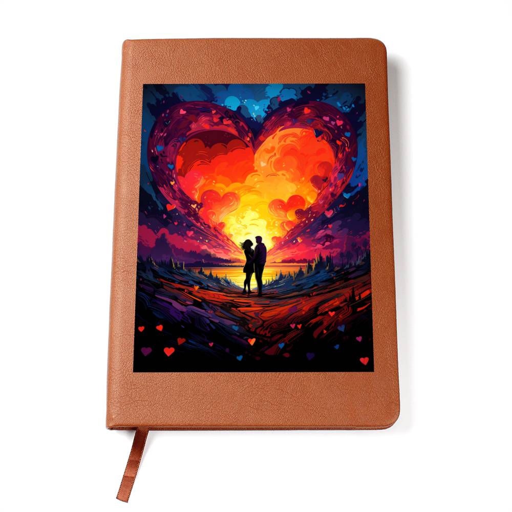 Valentine's Day Art 397 - Vegan Leather Journal