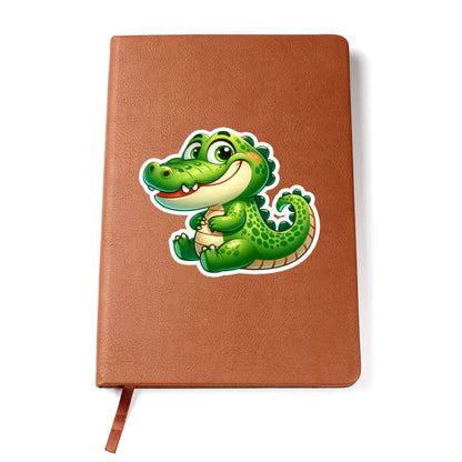 Cute Alligator sticker 04 - Vegan Leather Journal