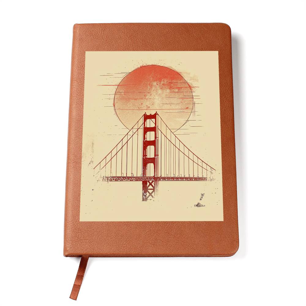 Minimalist BOHO Art 080 - Vegan Leather Journal