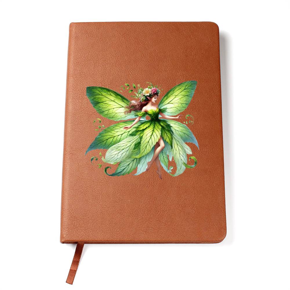 Magical Nature Forest Fairy 15 - Vegan Leather Journal