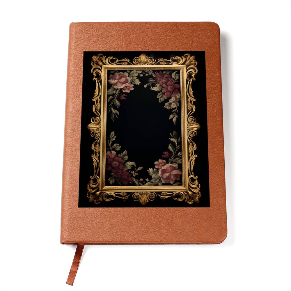 Ornate Gold Cover 004 - Vegan Leather Journal