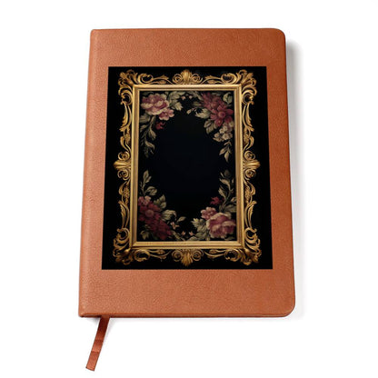 Ornate Gold Cover 004 - Vegan Leather Journal