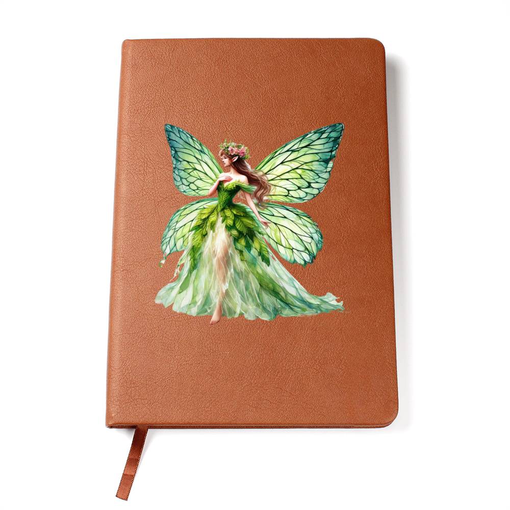 Magical Nature Forest Fairy 04 - Vegan Leather Journal