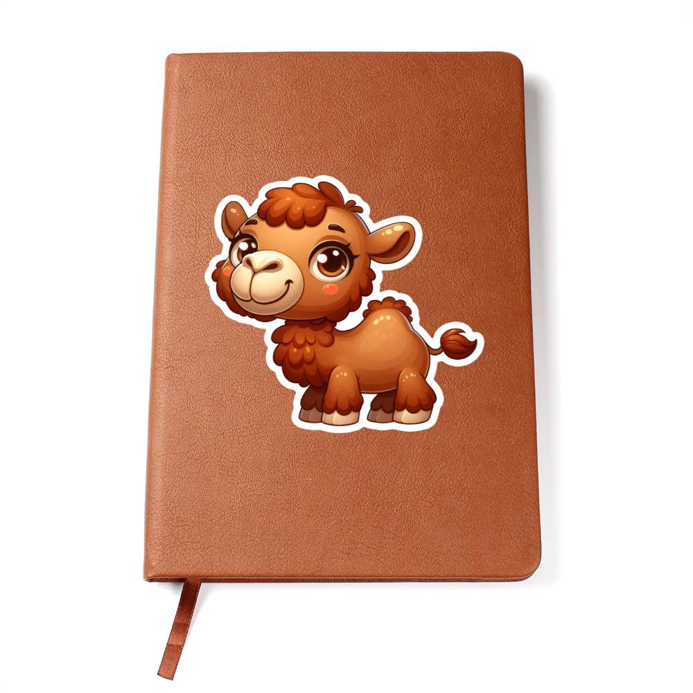 Cute Camel sticker 19 - Vegan Leather Journal