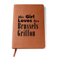 Brussels Griffon - Vegan Leather Journal