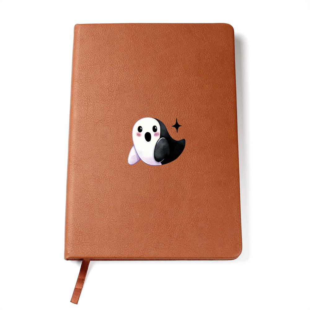 Cute Halloween Sticker 117 - Vegan Leather Journal