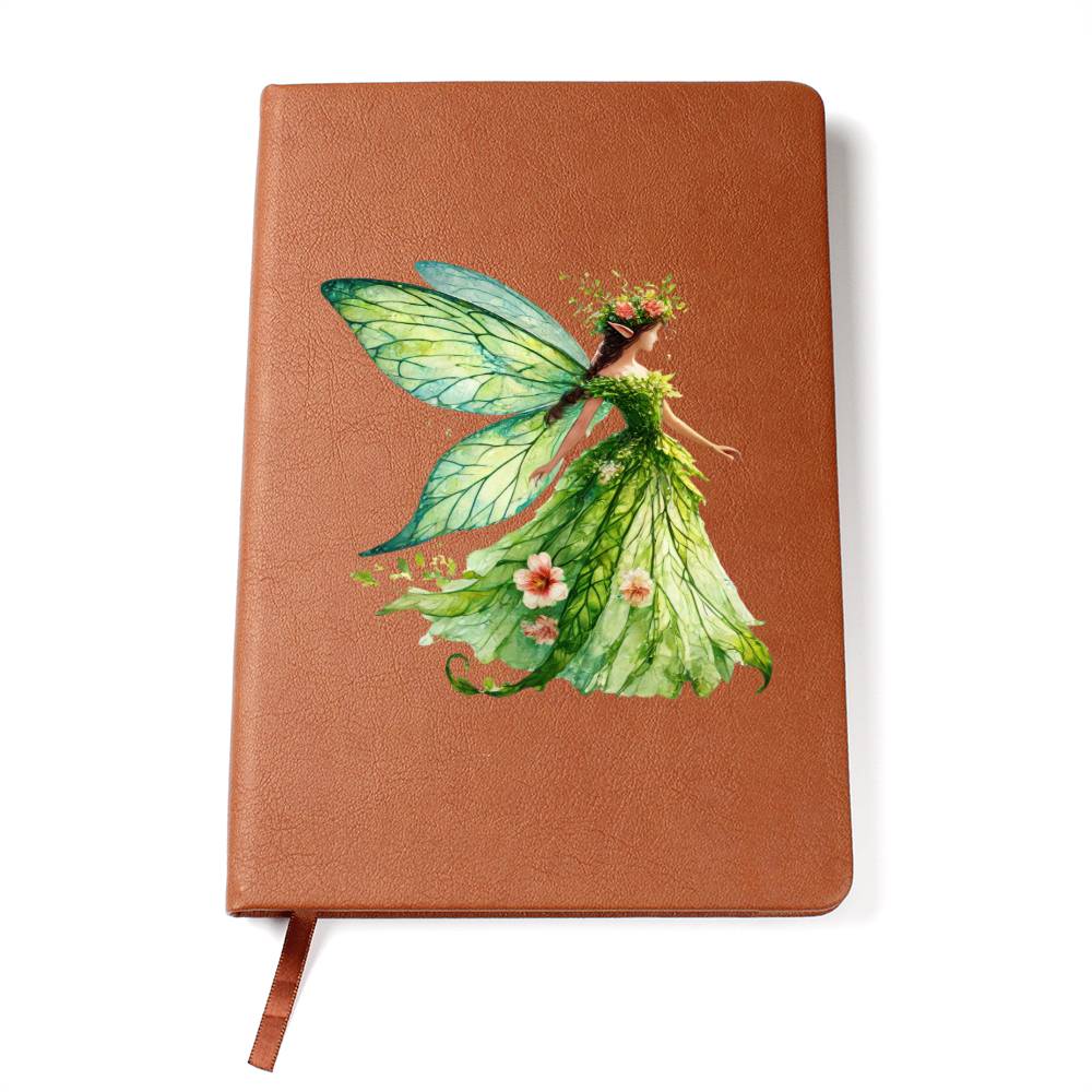 Magical Nature Forest Fairy 19 - Vegan Leather Journal