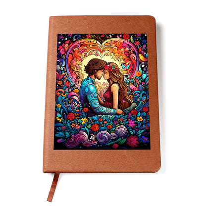 Valentine's Day Art 225 - Vegan Leather Journal