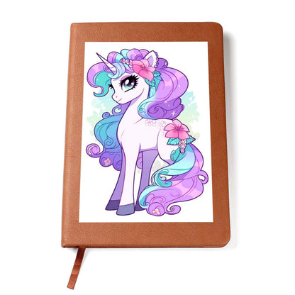 Cute Unicorn 115 - Vegan Leather Journal