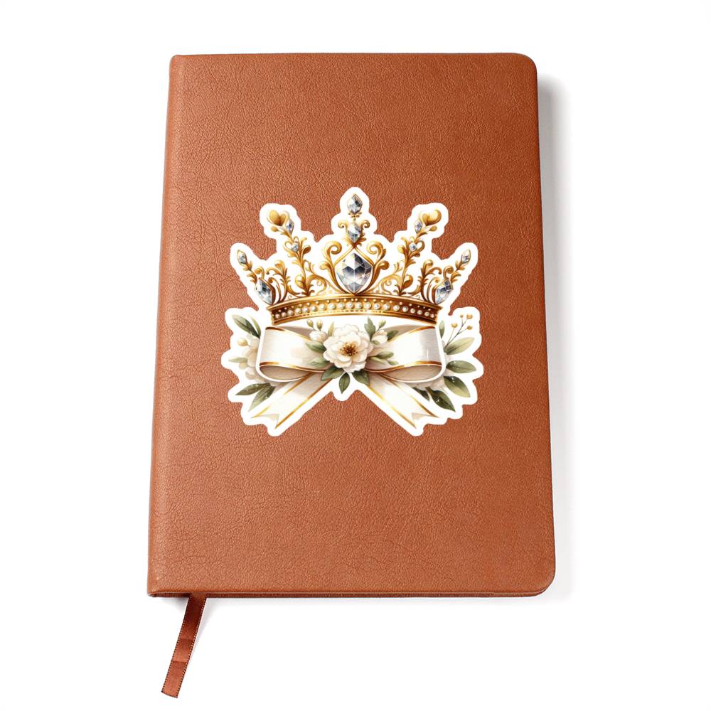 Luxury Wedding Decor Sticker 027 - Vegan Leather Journal