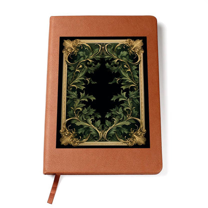 Ornate Gold Cover 117 - Vegan Leather Journal