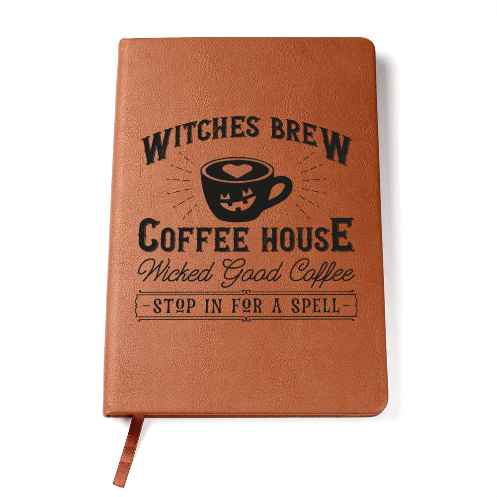 Vintage Halloween Signs 19 - Vegan Leather Journal