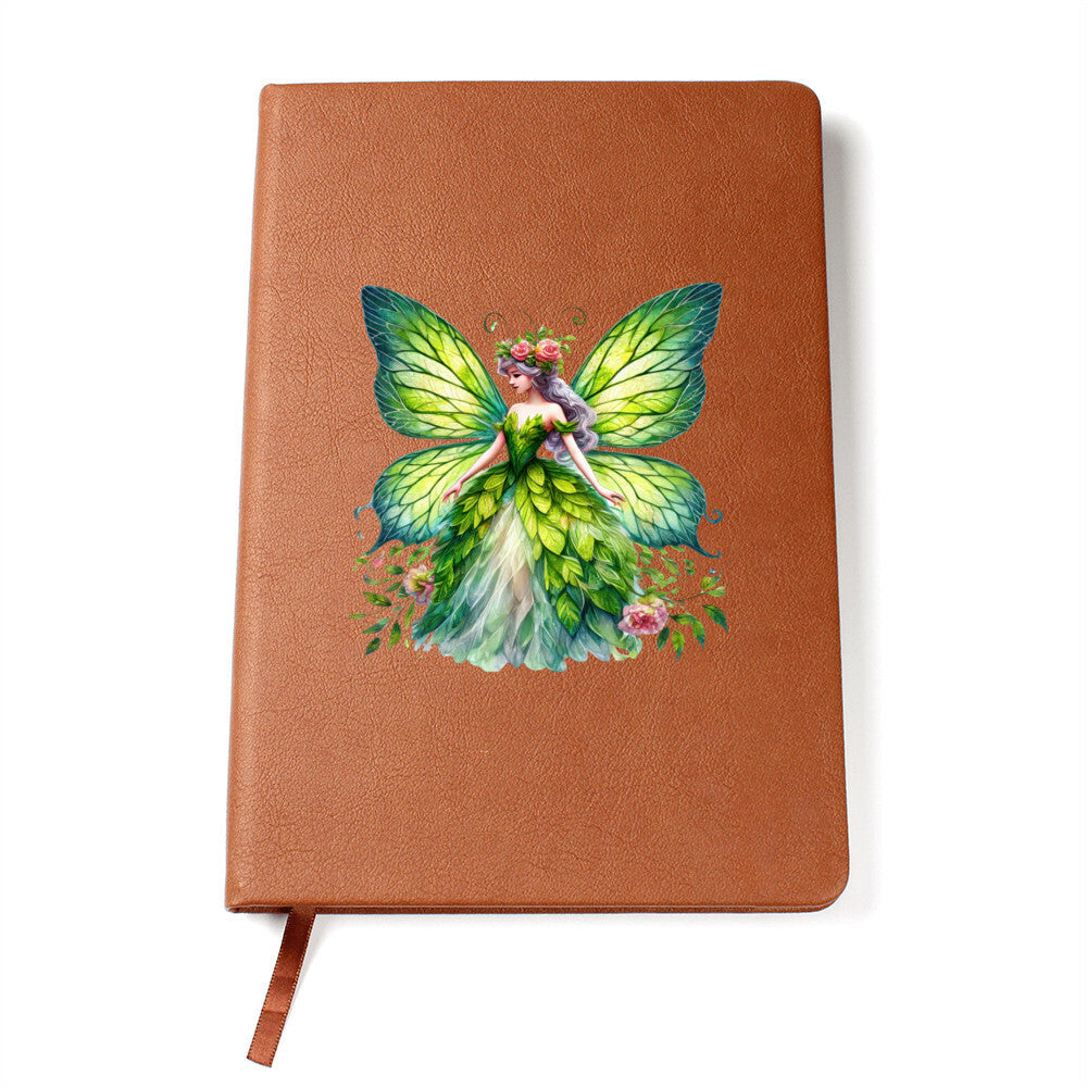 Magical Nature Forest Fairy 21 - Vegan Leather Journal
