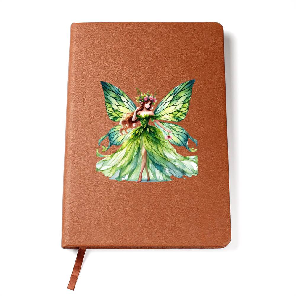 Magical Nature Forest Fairy 03 - Vegan Leather Journal
