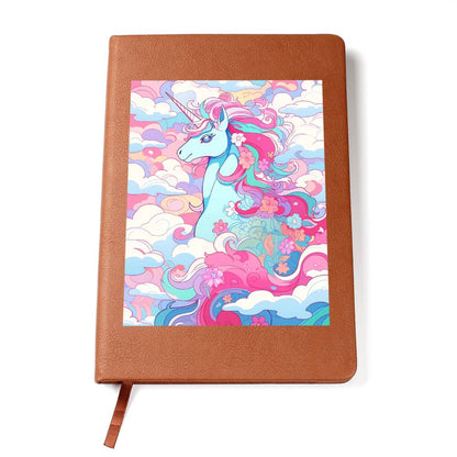 Cute Unicorn 010 - Vegan Leather Journal