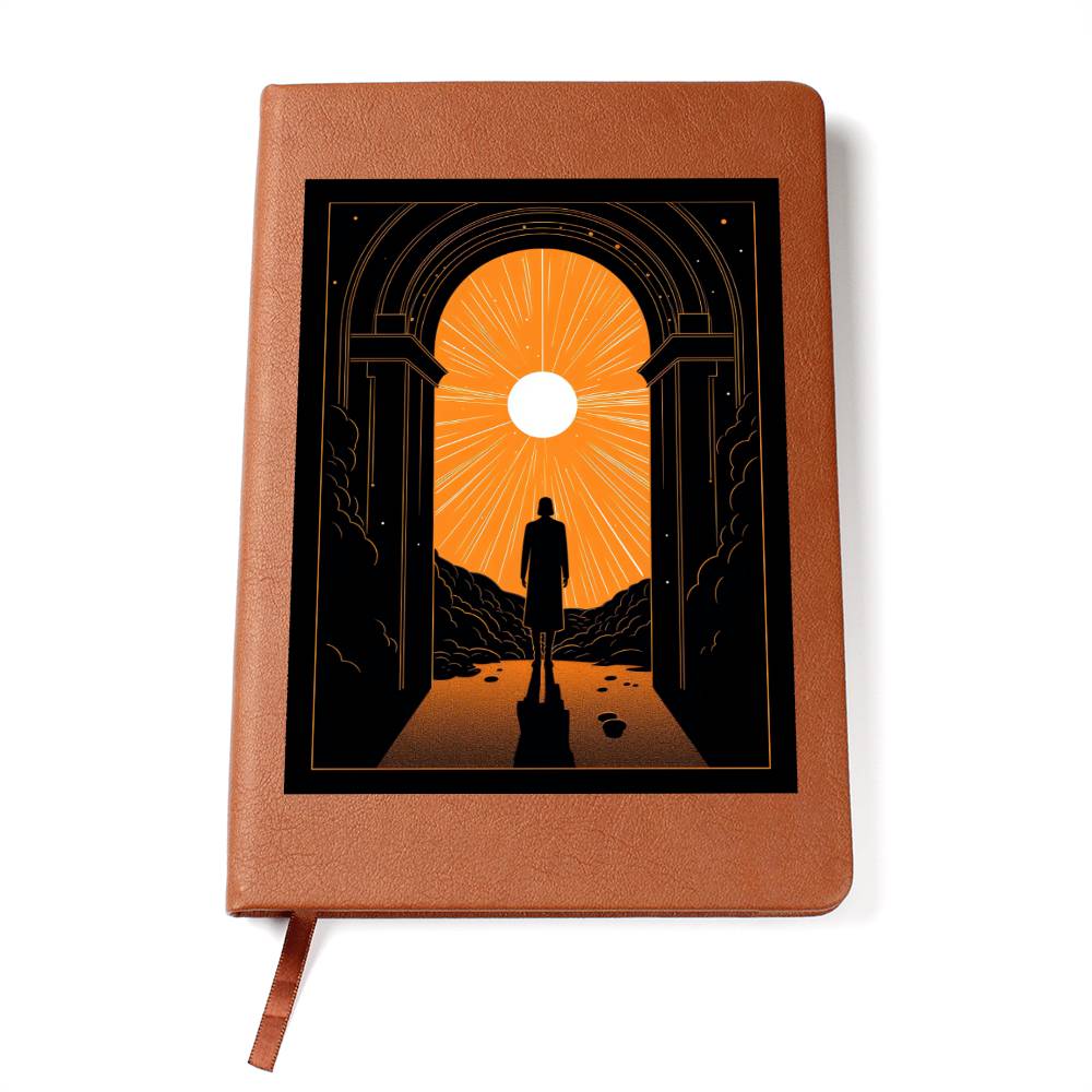 Minimalist BOHO Art 065 - Vegan Leather Journal
