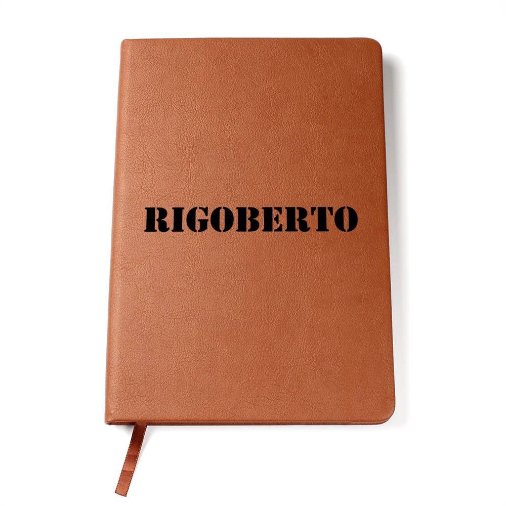 Rigoberto - Vegan Leather Journal