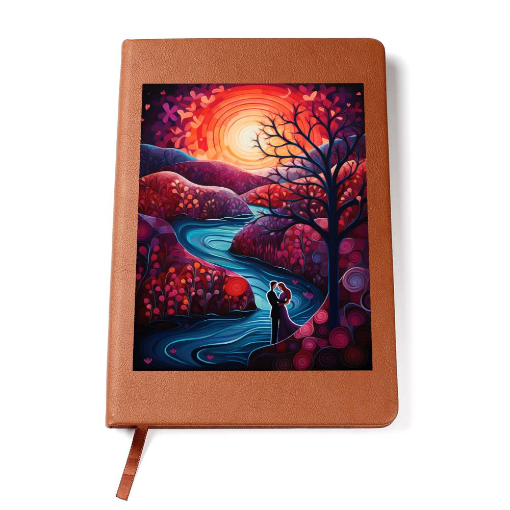 Valentine's Day Art 316 - Vegan Leather Journal