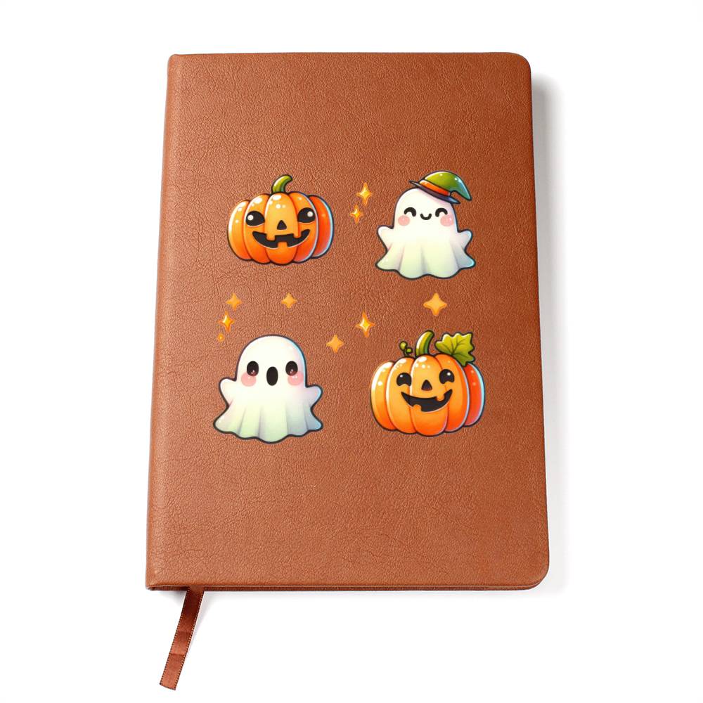 Cute Halloween Sticker 016 - Vegan Leather Journal