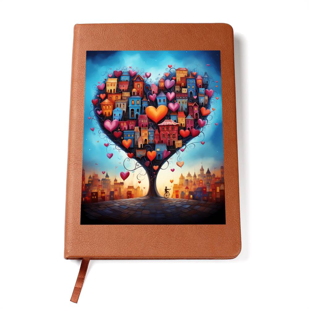 Valentine's Day Art 130 - Vegan Leather Journal