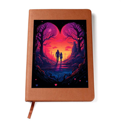 Valentine's Day Art 155 - Vegan Leather Journal