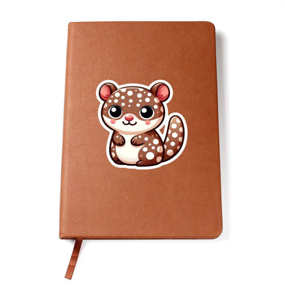 Cute Quoll sticker 137 - Vegan Leather Journal