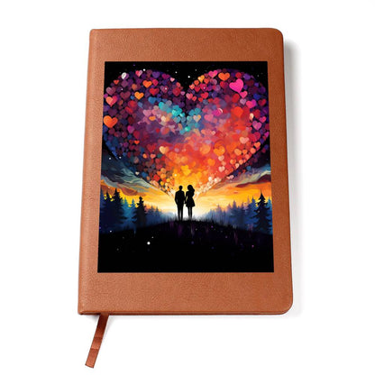 Valentine's Day Art 268 - Vegan Leather Journal