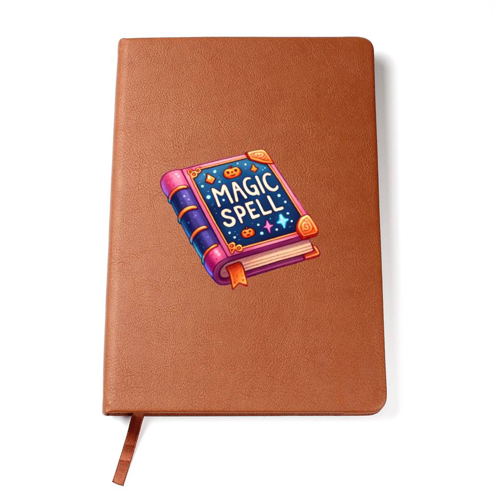Cute Halloween Sticker 088 - Vegan Leather Journal