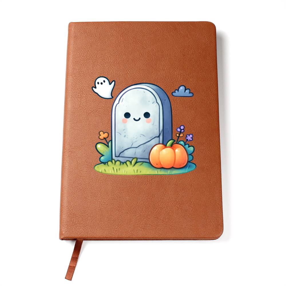 Cute Halloween Sticker 072 - Vegan Leather Journal