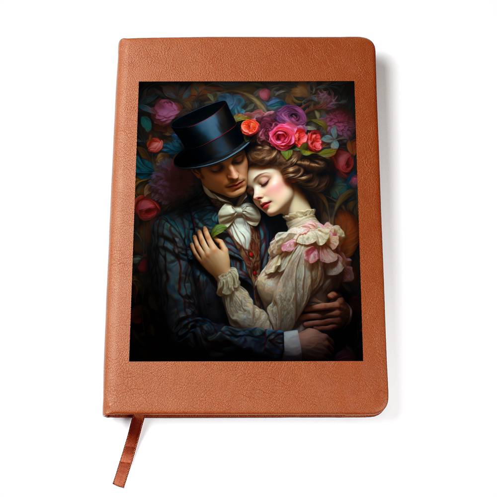 Valentine's Day Art 052 - Vegan Leather Journal