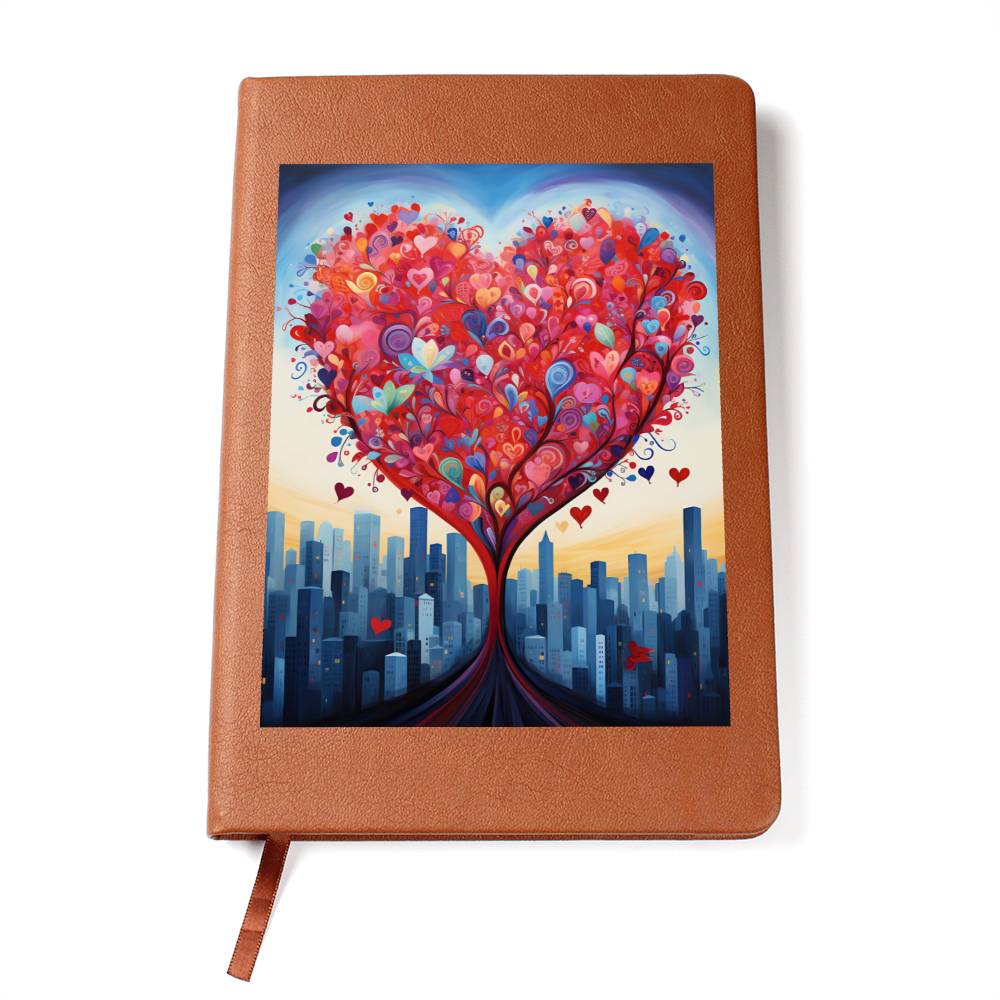 Valentine's Day Art 246 - Vegan Leather Journal