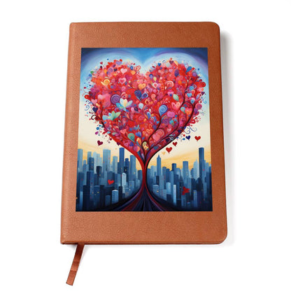 Valentine's Day Art 246 - Vegan Leather Journal