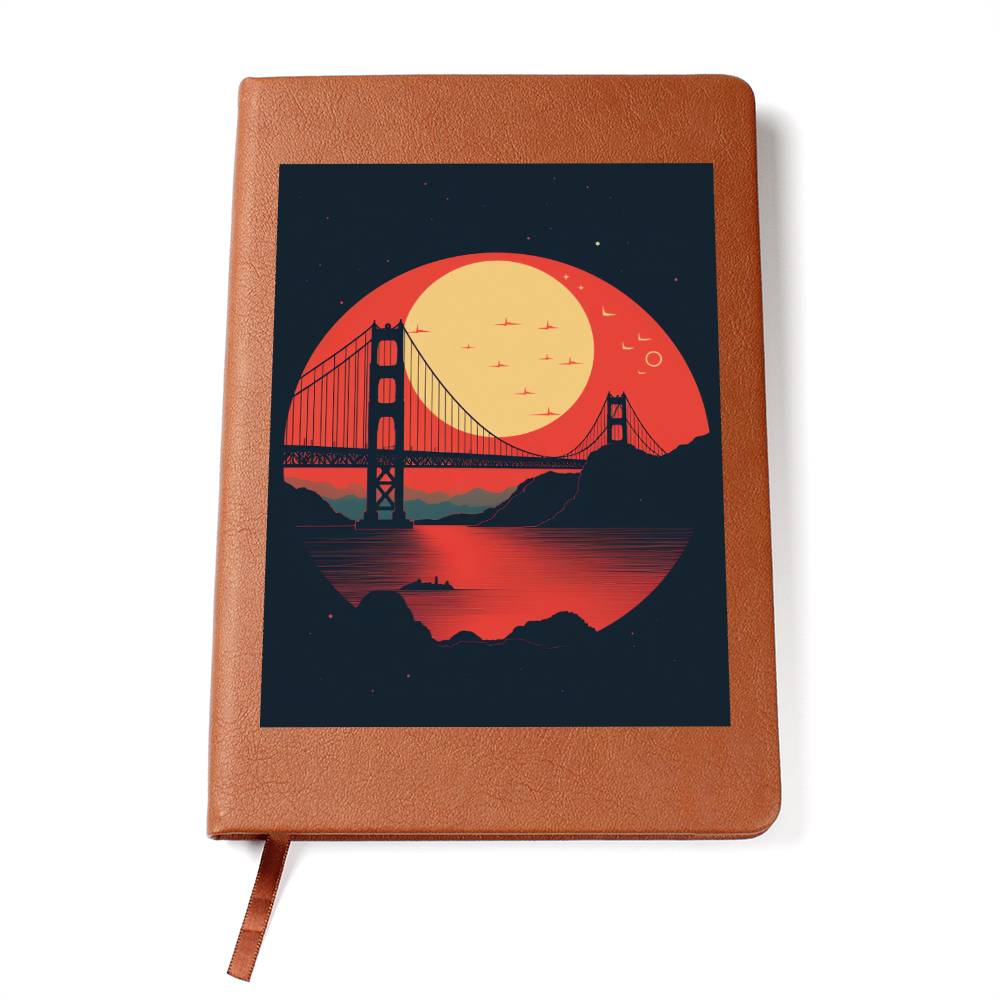 Minimalist BOHO Art 026 - Vegan Leather Journal