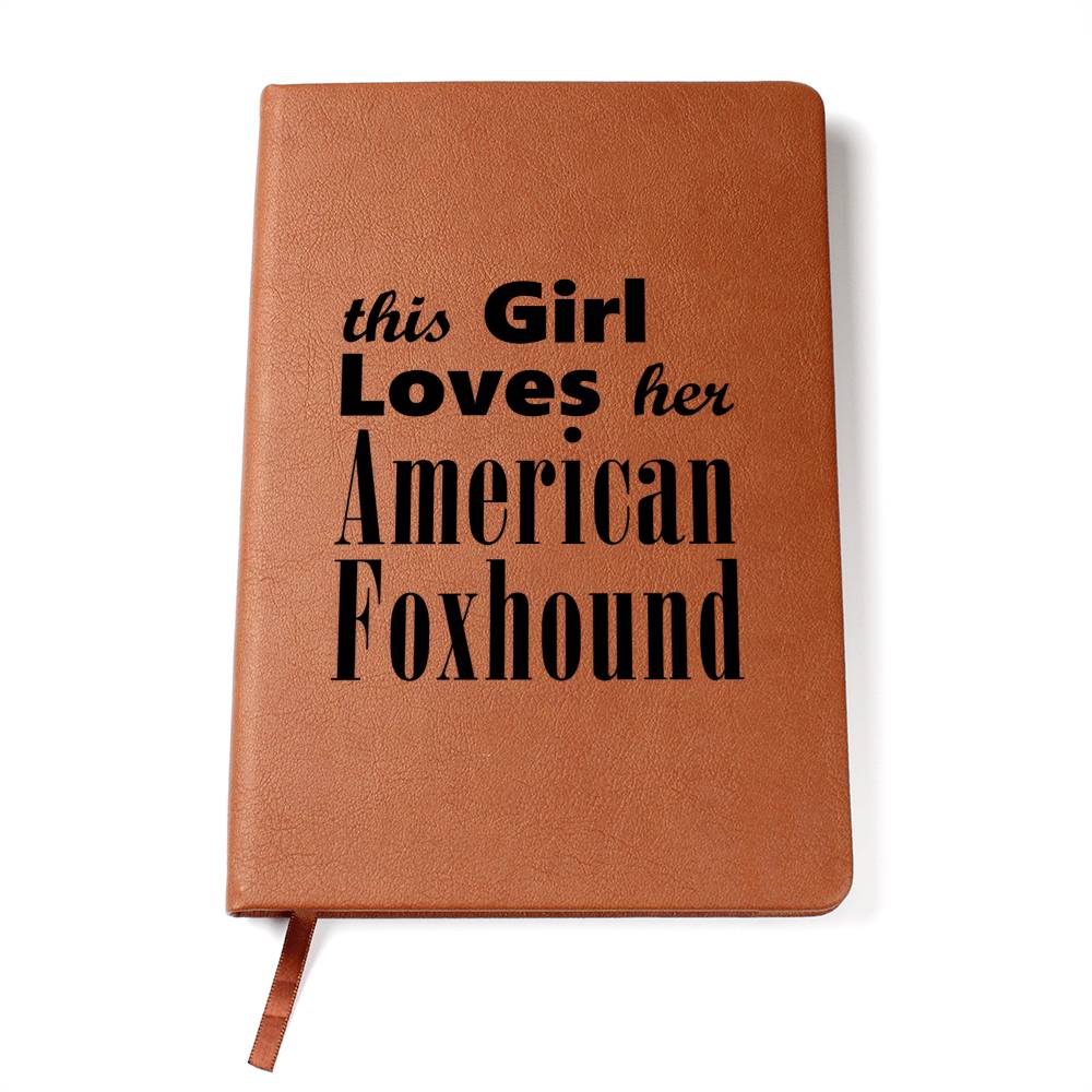 American Foxhound - Vegan Leather Journal