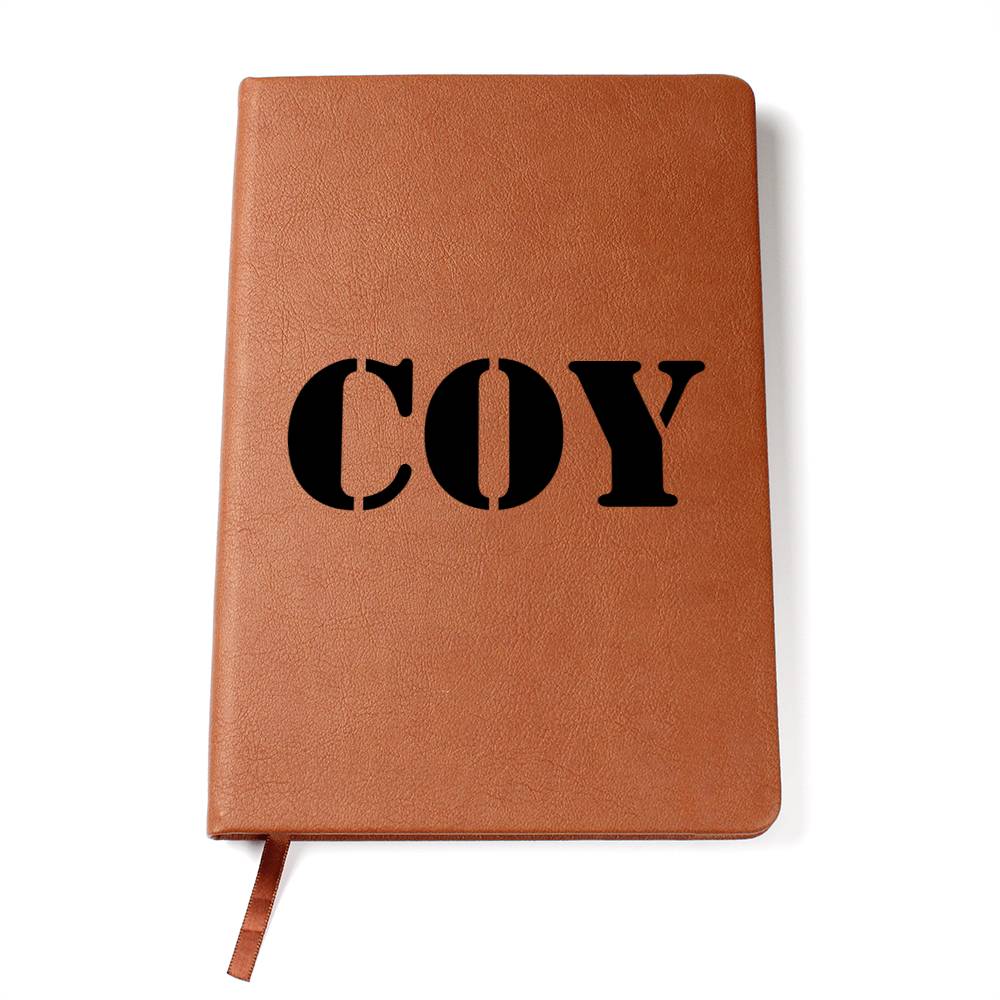 Coy - Vegan Leather Journal