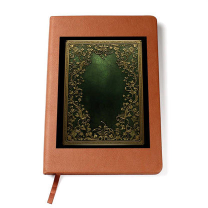 Ornate Gold Cover 031 - Vegan Leather Journal
