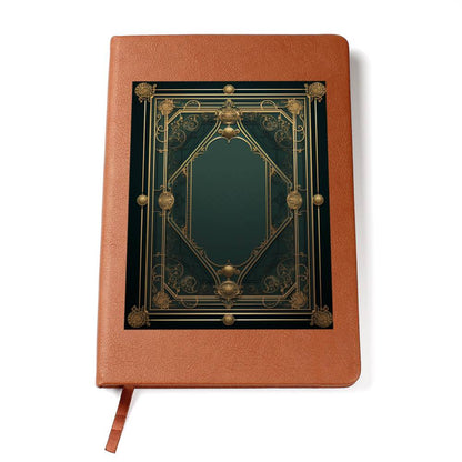 Ornate Gold Cover 051 - Vegan Leather Journal