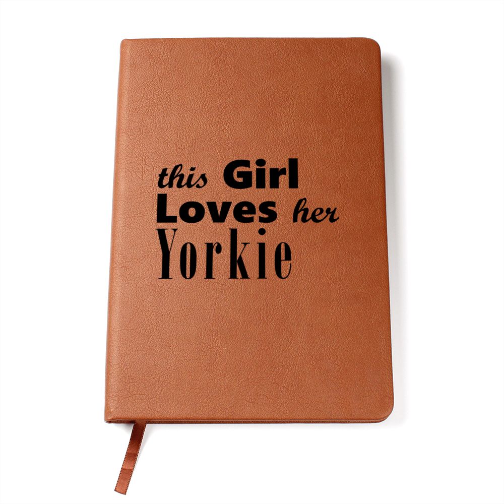 Yorkie - Vegan Leather Journal
