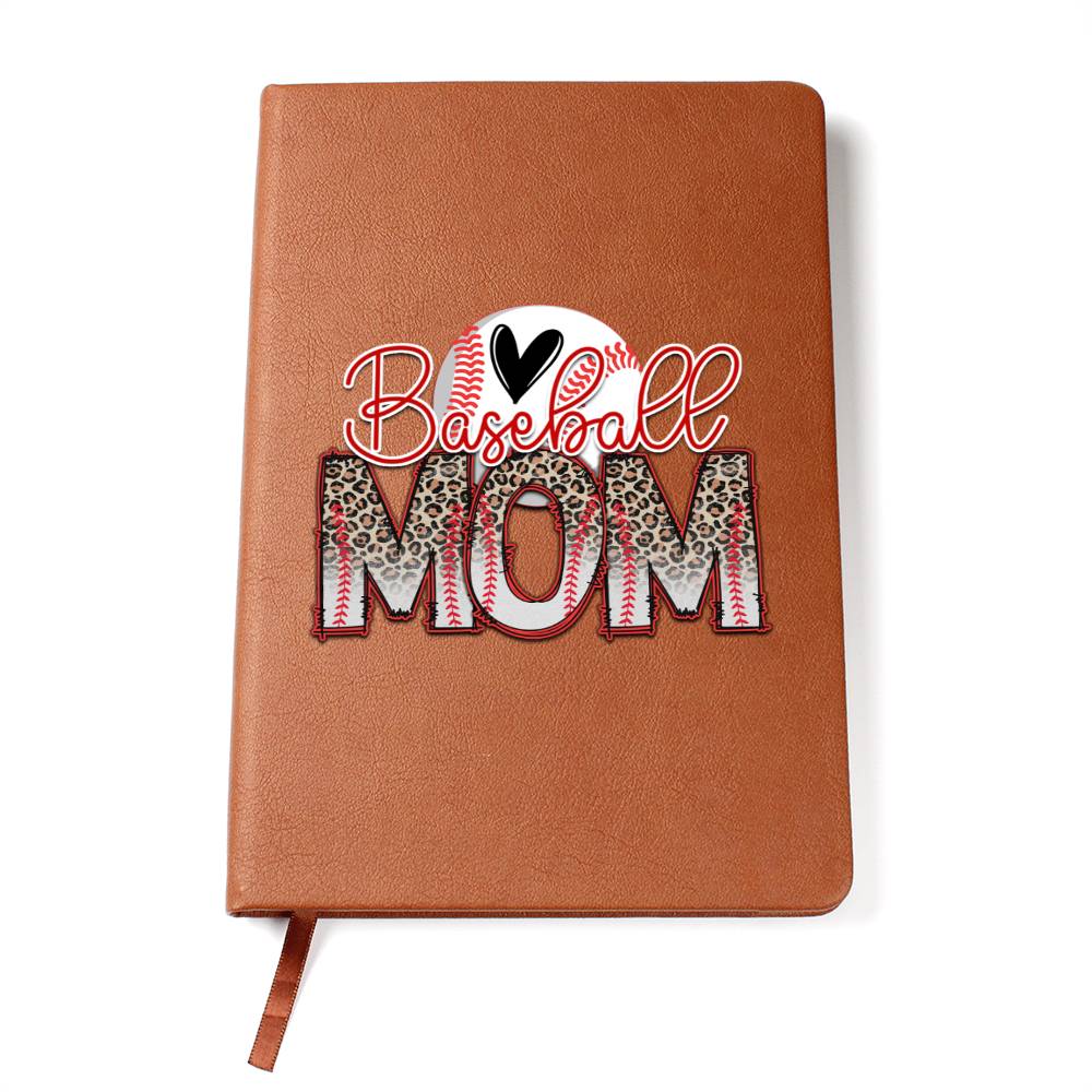 Baseball Mom v2 - Vegan Leather Journal