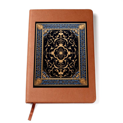 Ornate Gold Cover 014 - Vegan Leather Journal