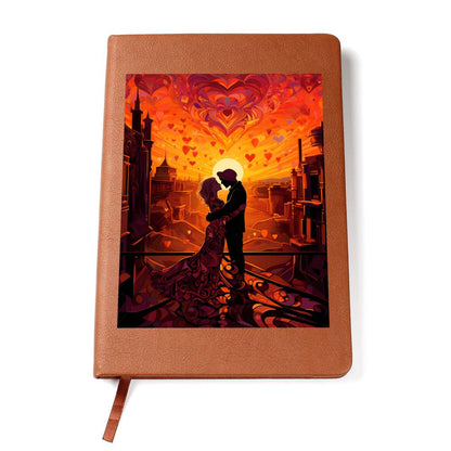 Valentine's Day Art 449 - Vegan Leather Journal