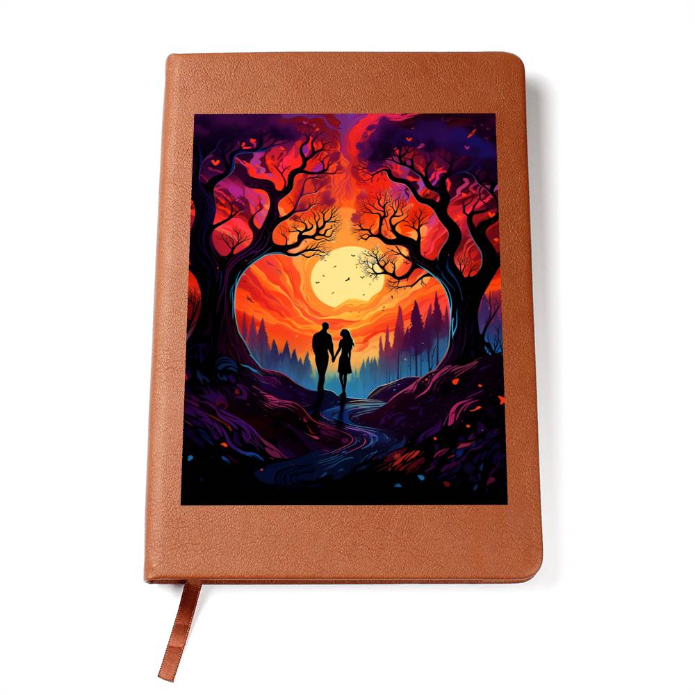 Valentine's Day Art 232 - Vegan Leather Journal